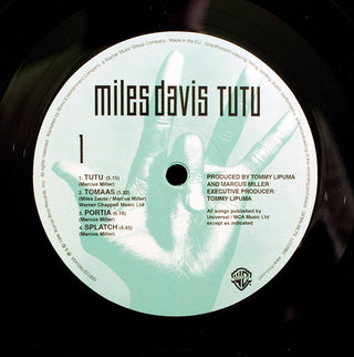 Miles Davis : Tutu (LP, Album, RE, RM + LP, Album + Dlx, 180)