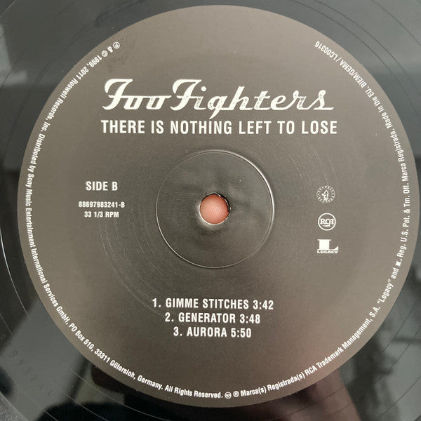 Foo Fighters : There Is Nothing Left To Lose (2xLP, Album, RE, RP, 180)