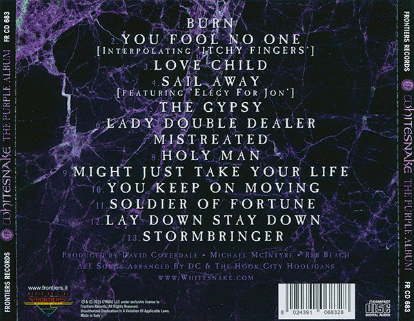 Whitesnake : The Purple Album (CD, Album)