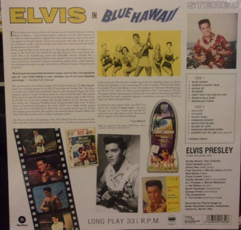 Elvis Presley : Blue Hawaii (LP, Album, Ltd, RE, 180)