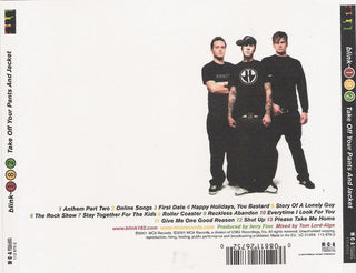 Blink-182 : Take Off Your Pants And Jacket (CD, Album, RP)