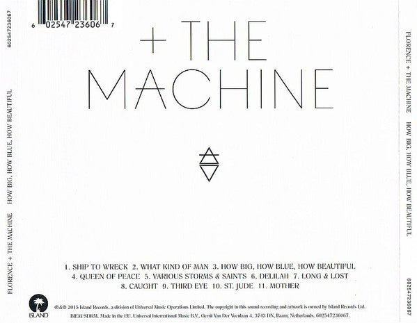 Florence And The Machine : How Big, How Blue, How Beautiful (CD, Album)