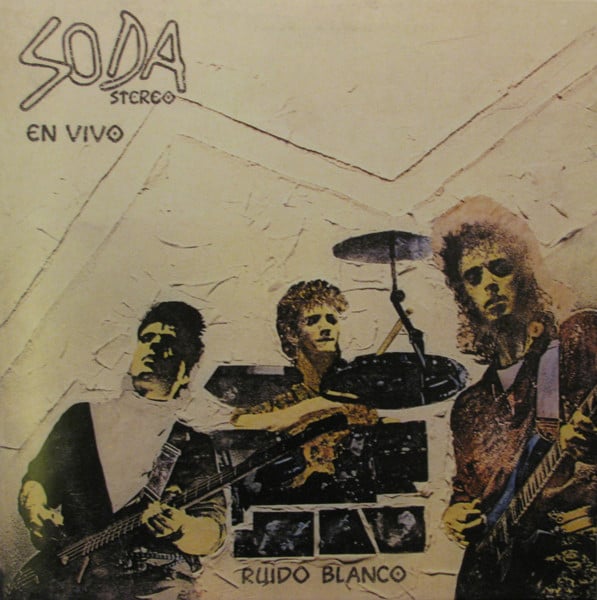 Soda Stereo : Ruido Blanco - En Vivo (LP, Album, RE, Gat)