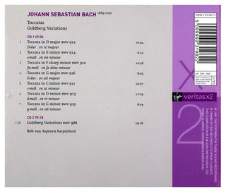 JS Bach* - Bob van Asperen : Goldberg Variations / Toccatas  (2xCD, Comp)