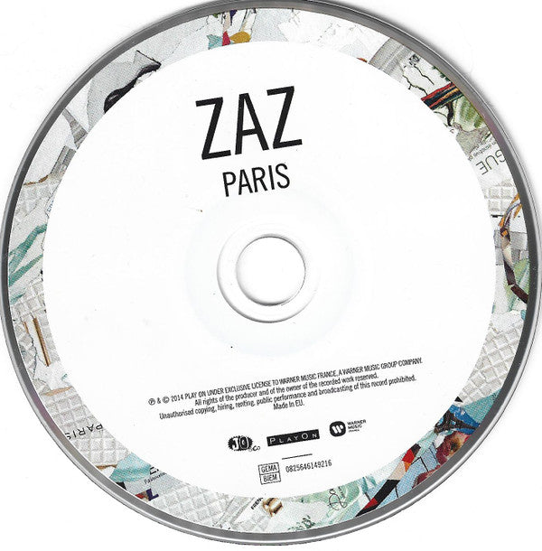 Zaz : Paris (CD, Album)