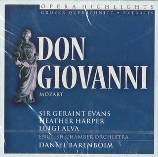 Wolfgang Amadeus Mozart, Geraint Evans, Heather Harper, Luigi Alva, English Chamber Orchestra, Daniel Barenboim : Don Giovanni (Opera Highlights) (CD, Album)