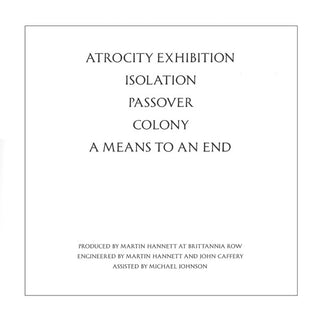 Joy Division : Closer (LP, Album, RE, RM, 180)