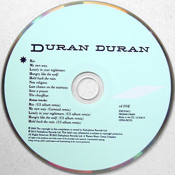 Duran Duran : Rio (CD, Album, RE + CD, Comp, RE + RE, RM)