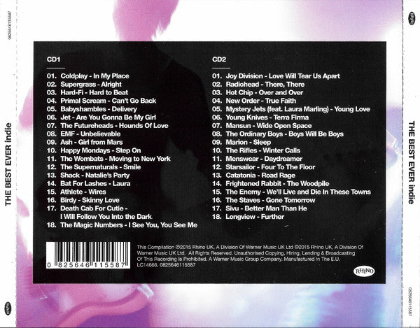 Various : The Best Ever Indie (2xCD, Comp)