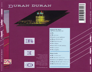 Duran Duran : Rio (CD, Album, RE, RM, Cin)