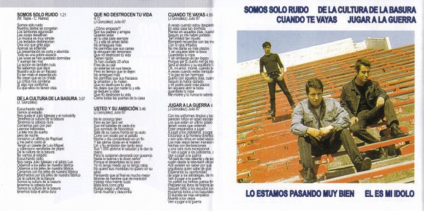 Los Prisioneros : La Cultura De La Basura (CD, RP)