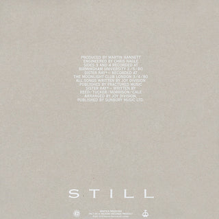 Joy Division : Still (2xLP, Album, RE, RM, 180)