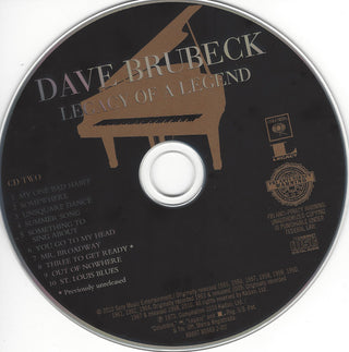 Dave Brubeck : Legacy Of A Legend (2xCD, Comp)