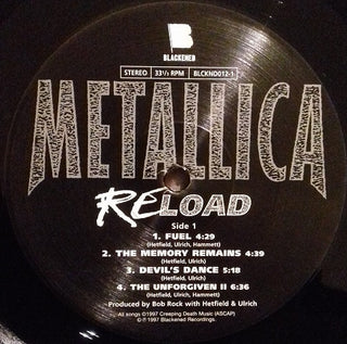 Metallica : Reload (2xLP, Album, M/Print, RE, Gat)
