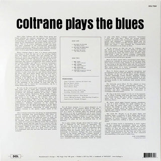 John Coltrane : Coltrane Plays The Blues (LP, Album, RE, 180)