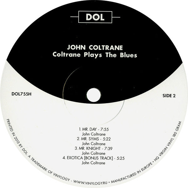 John Coltrane : Coltrane Plays The Blues (LP, Album, RE, 180)