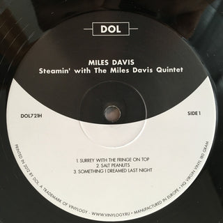 The Miles Davis Quintet : Steamin' With The Miles Davis Quintet (LP, Album, RE, 180)