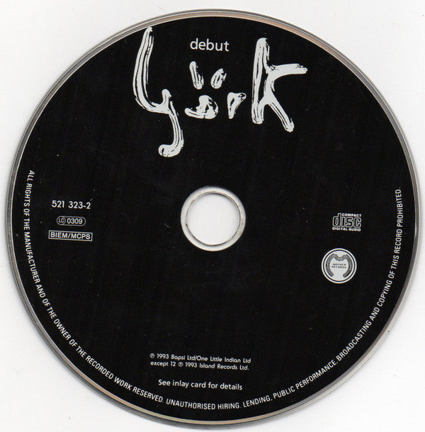 Björk : Debut (CD, Album, RE, Uni)