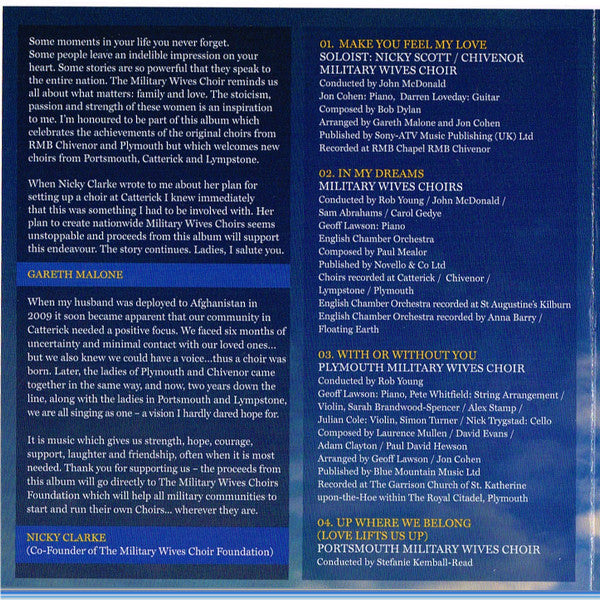 Military Wives : In My Dreams (CD, Album)