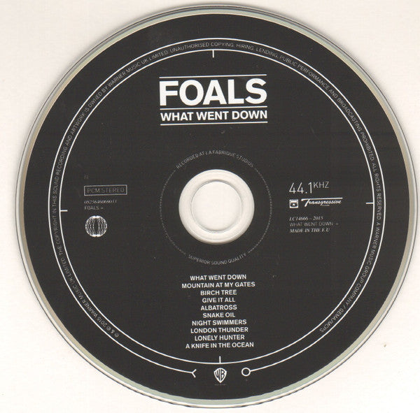Foals : What Went Down (CD, Album + DVD-V, NTSC + Dlx)
