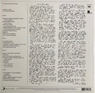 Johnny Cash : At Folsom Prison (2xLP, Album, RE, 180)