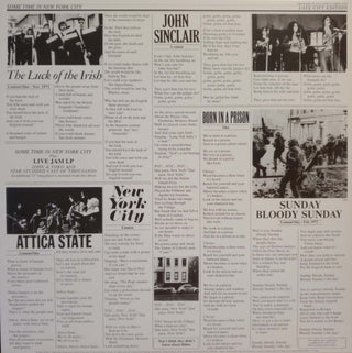 John Lennon & Yoko Ono / The Plastic Ono Band With Elephants Memory And Invisible Strings : Some Time In New York City (2xLP, Album, RE, 180)