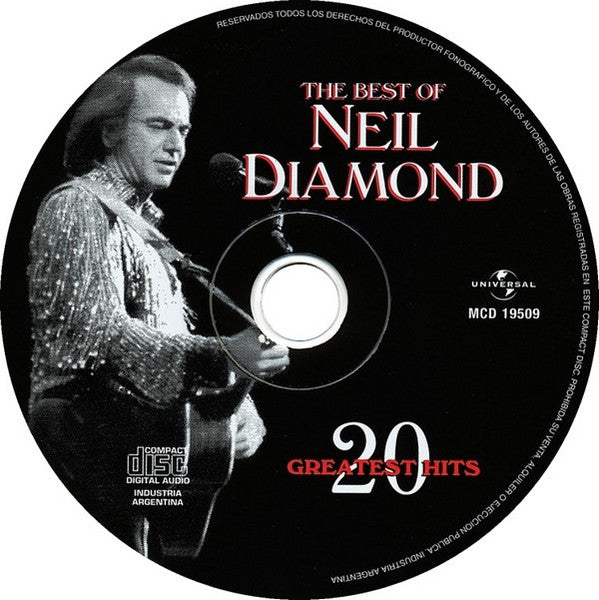 Neil Diamond : The Best Of Neil Diamond - 20 Greatest Hits (CD, Comp, RE)