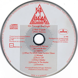 Def Leppard : On Through The Night (CD, Album, RE, RP)