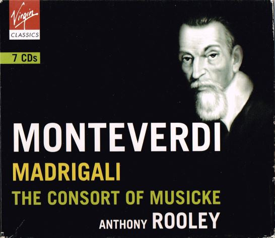 Claudio Monteverdi - The Consort Of Musicke / Anthony Rooley : Madrigali (4xCD, Album + Box + 3xCD, Album + Box)