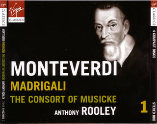 Claudio Monteverdi - The Consort Of Musicke / Anthony Rooley : Madrigali (4xCD, Album + Box + 3xCD, Album + Box)