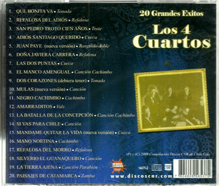 Los Cuatro Cuartos : 20 Grandes Éxitos (CD, Comp)