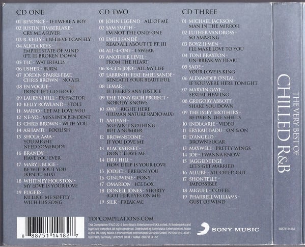 Various : The Very Best Of Chilled R&B (3xCD, Comp)