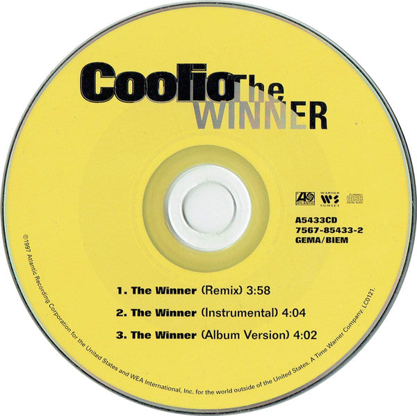 Coolio : The Winner (CD, Single)