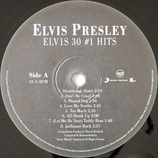 Elvis Presley : ELV1S 30 #1 Hits (2xLP, Comp, RE)
