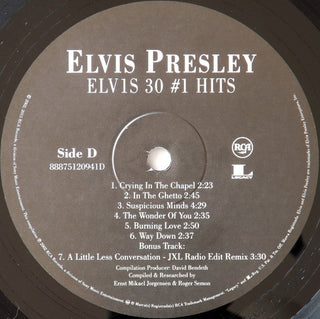 Elvis Presley : ELV1S 30 #1 Hits (2xLP, Comp, RE)