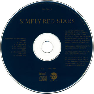 Simply Red : Stars (CD, Album, RP)