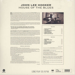 John Lee Hooker : House Of The Blues (LP, Album, Ltd, RE, RM, 180)