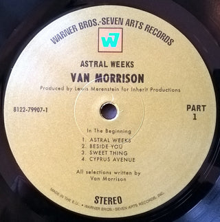 Van Morrison : Astral Weeks (LP, Album, RE, RP, 180)