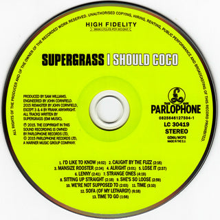Supergrass : I Should Coco (CD, Album, RE + CD, Comp + CD + RM, 20t)