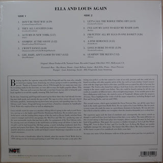 Ella Fitzgerald & Louis Armstrong : Ella And Louis Again (LP, RE, 180)