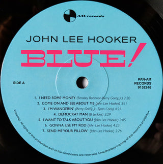John Lee Hooker : Blue! (LP, Album, Ltd, RE, 180)