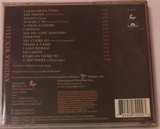 Andrea Bocelli : Sogno (CD, Album)