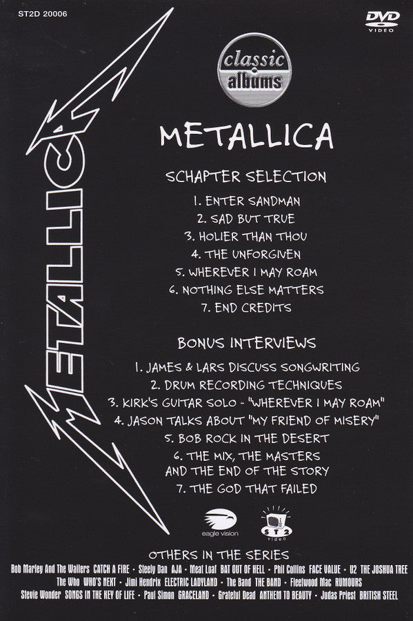 Metallica : Metallica (DVD-V, NTSC, Reg)