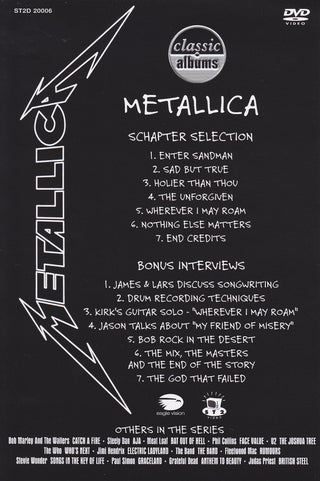 Metallica : Metallica (DVD-V, NTSC, Reg)