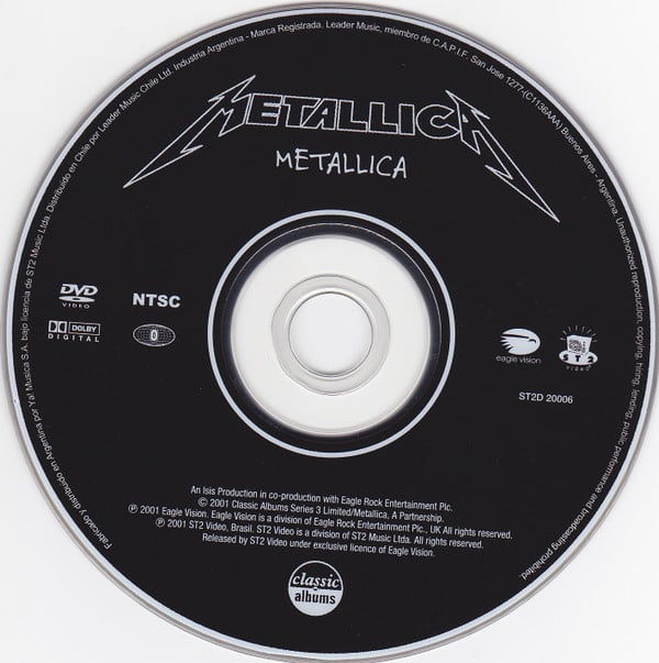 Metallica : Metallica (DVD-V, NTSC, Reg)