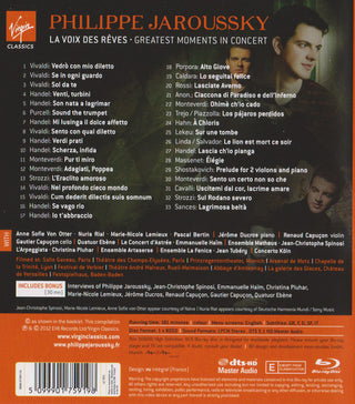 Philippe Jaroussky : La Voix Des Rêves - Greatest Moments In Concert (Blu-ray, Comp, DTS)
