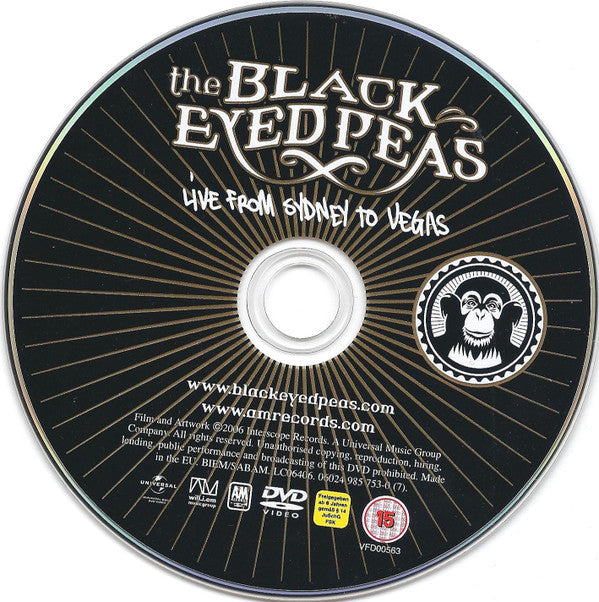Black Eyed Peas : Live From Sydney To Vegas (DVD-V, Reg)