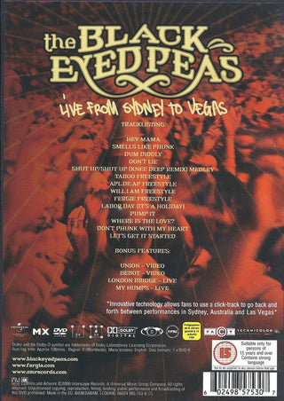 Black Eyed Peas : Live From Sydney To Vegas (DVD-V, Reg)