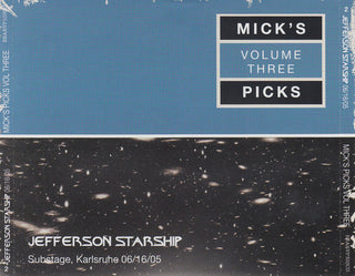 Jefferson Starship : Mick's Picks Volume Three (3xCD, Album)