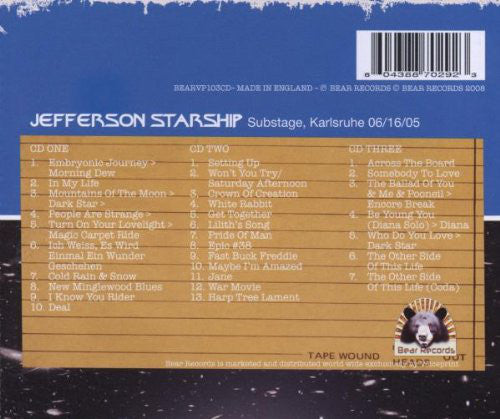 Jefferson Starship : Mick's Picks Volume Three (3xCD, Album)